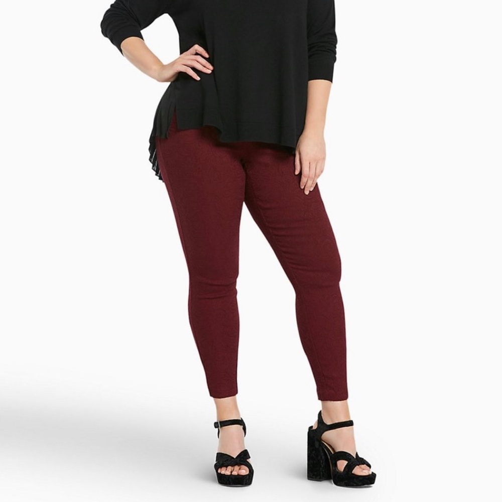 Torrid Pixie Ponte Leggings Pullon Textured Pants… - image 2